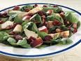 Apple Spinach & Blueberry Salad with Balsamic Vinaigrette