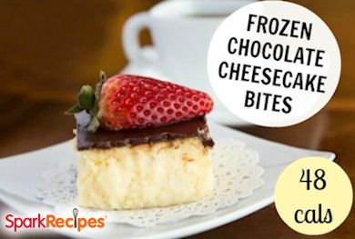 Frozen Chocolate Cheesecake Bites image