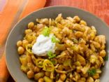 Curried Potatoes and Chickpeas