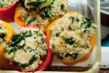 Stuffed Peppers with Cheese and Spinach