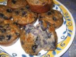Grain Free Banana Blueberry Muffins