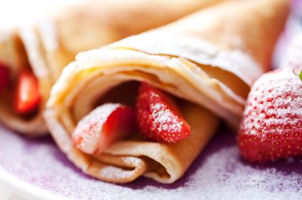 Traditional french crepes recipe