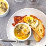Parmesan Poached egg with toast