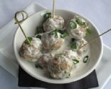 Creamy Sesame Meatballs