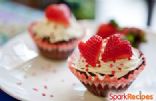 Chocolate Strawberry Shortcake Cupcakes