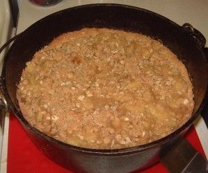 Dutch Oven Apple Pie Recipe | SparkRecipes