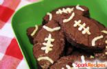 3 Ingredient Football Brownies