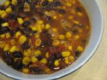 Lazy Black Bean Taco Soup