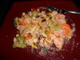 Easy chicken, rice & veggie casserole