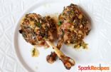 Chicken Drumstick Lollipops with Grilled Lemon Parsley Sauce
