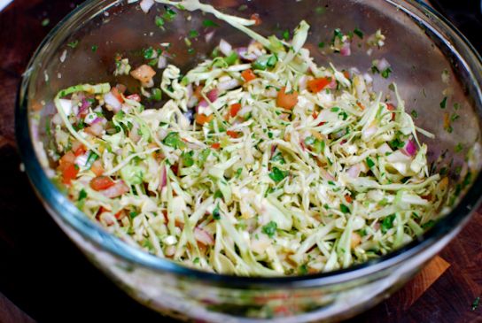 Cabbage salsa Recipe  SparkRecipes