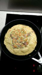 Carrot and Zucchini Omlette