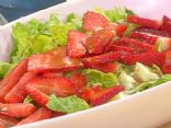 Green Salad with Strawberry Balsamic Vinaigrette