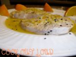 Ahi Tuna in White Wine Reduction (by cookoutloud.com)