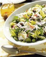 Broad Bean Salad with Buffalo Mozzarella