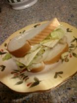 Vegetarian Saltine Sandwich