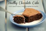 Healthy gluten-free & vegan chocolate cake!