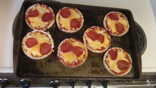 Rice cake Pizza Recipe  SparkRecipes