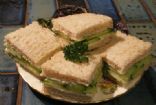 Wholemeal Cucumber Cream Cheese Sandwiches