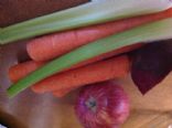 Juice: apple, beets celery, carrots