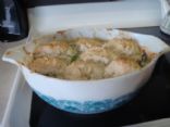 Panfish Asparagus Biscuit Bake