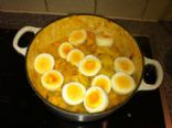 Cauliflower and egg curry