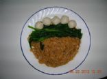 Wonton Noodle with Fish Ball & Choy Sum