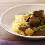 Beef with Mushrooms and Red Wine