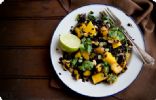 Black Rice and Edamame Salad with Mangos and Peanuts