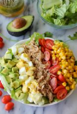 Pulled Pork Cobb Salad