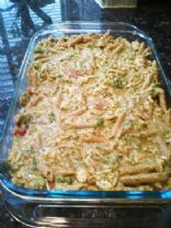 Chicken Pesto Penne Casserole