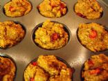 Pumpkin Applesauce Cranberry Walnut Wheat-Germ Muffins