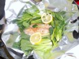 Thai-style steamed tilapia & pak choi