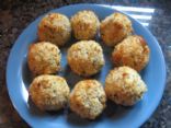 Baked Crab & Asparagus Rice Balls