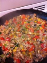 Low protein vegetable rice pilaf 
