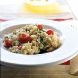 Cooking Light - Risotto with Fresh Mozzarella, Grape Tomatoes and Basil