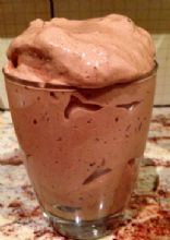Nina's Delicious High Protein Low Carbohydrate Chocolate Peanut Butter Protein Mousse 