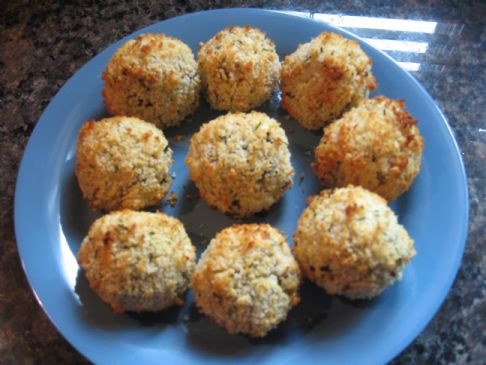 Baked Crab & Asparagus Rice Balls Recipe | SparkRecipes
