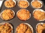 Spiced Carrot Walnut Muffins