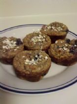 Gluten-Free Oatmeal Blueberry Muffins