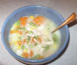 Homemade FAMILY Chicken Veggie Soup