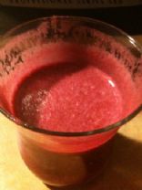 Beet, cherry smoothie