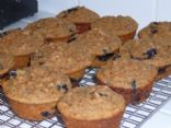 Blueberry Muffins - Whole Wheat, flax, coconut flour