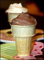 Chocolate Mousse Cone