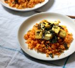 Vegan Korean Recipes: Cauliflower Kimchi Fried Rice