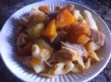 Chicken crockpot with squash and pineapple
