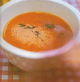 Roasted Tomato, Thyme and Creme Fraiche Soup