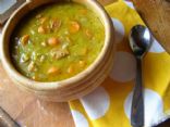 Herbed Split Pea Soup With Chicken Sausage