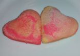 Pink Swirl Heart Cakes