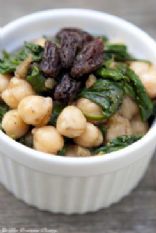 Clean Eating Spinach & Chickpeas